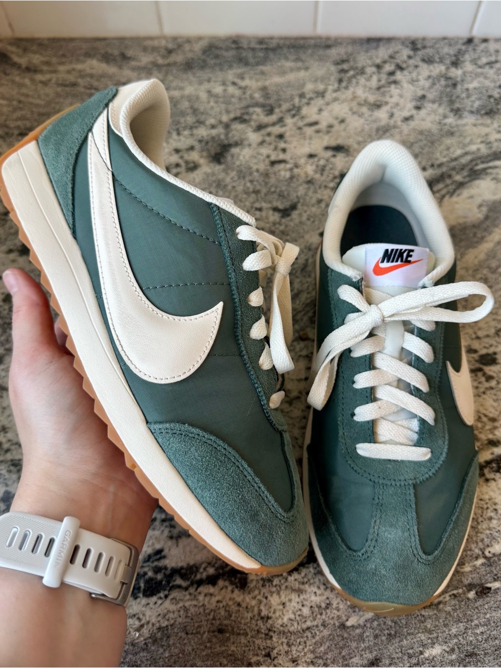 Nike Pacific sneakers in Vintage Green. Size 8.5. EUC.
